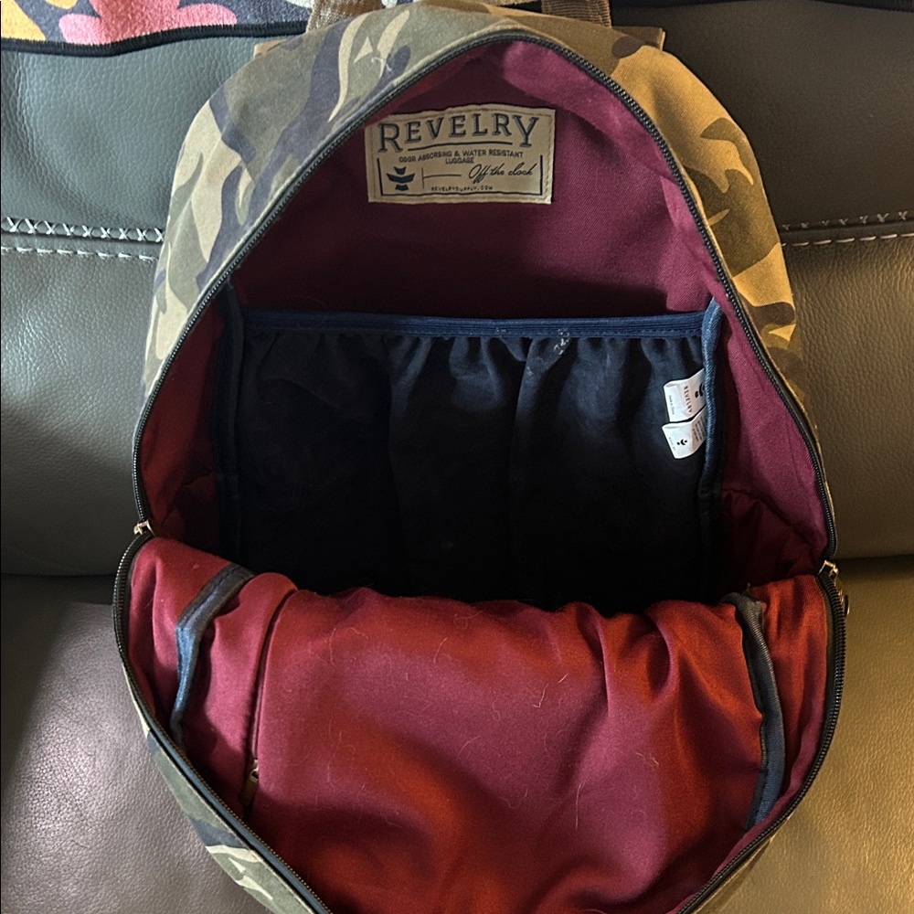 Revelry Supply the Explorer Camo Backpack EUC - Picture 6 of 7